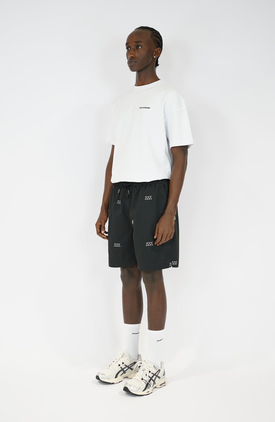 Short streetwear All over black