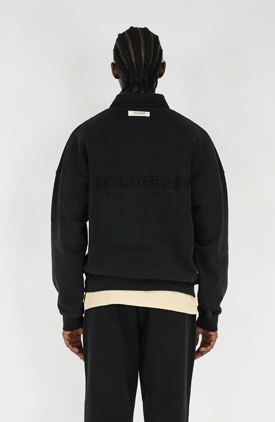 Streetwear sweatshirt Monochrome 04 black