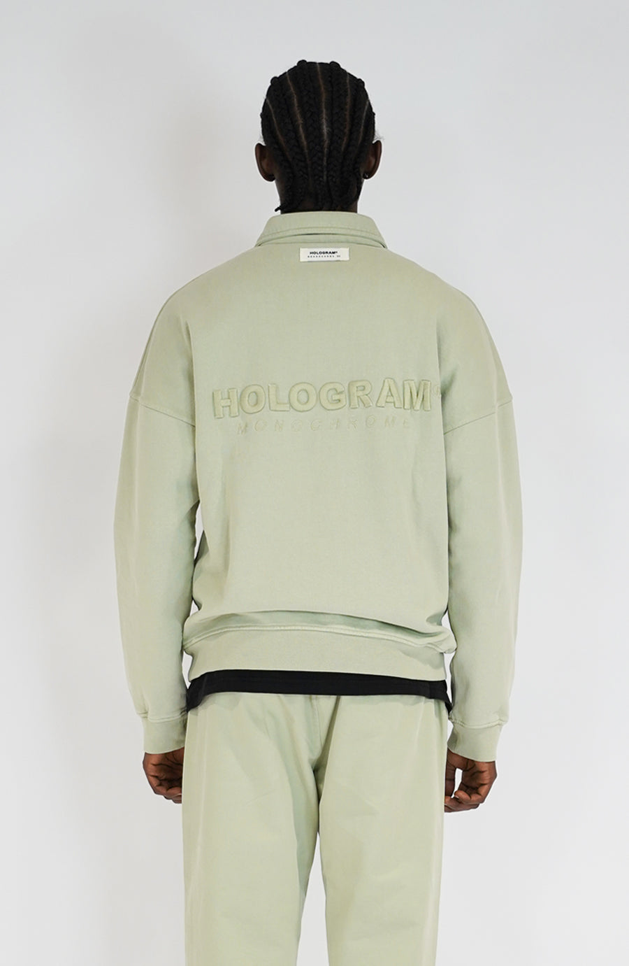 Monochrome 04 olive streetwear sweatshirt