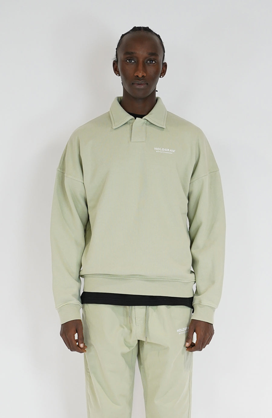 Monochrome 04 olive streetwear sweatshirt
