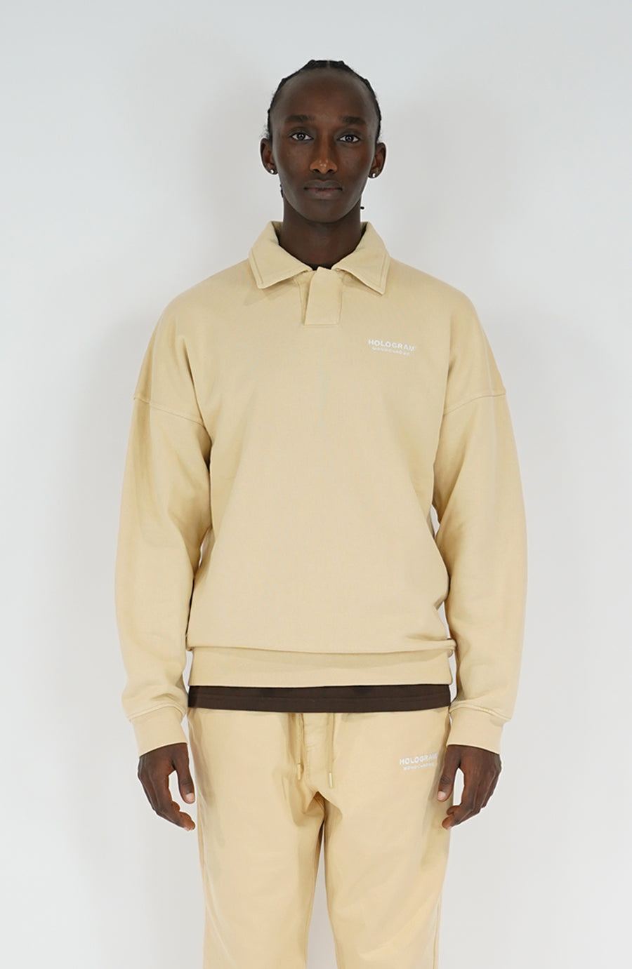 Monochrome 04 sand streetwear sweatshirt