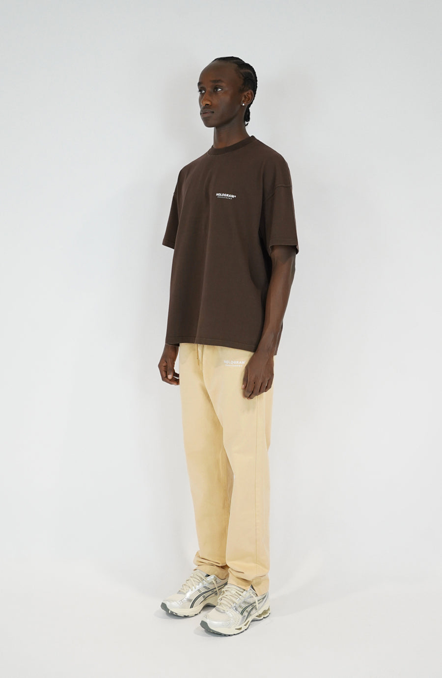T-shirt streetwear Monochrome 04 brown