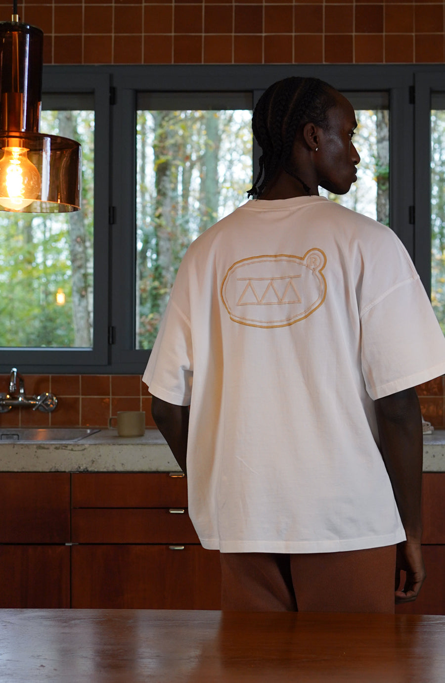 T-shirt streetwear Ring white