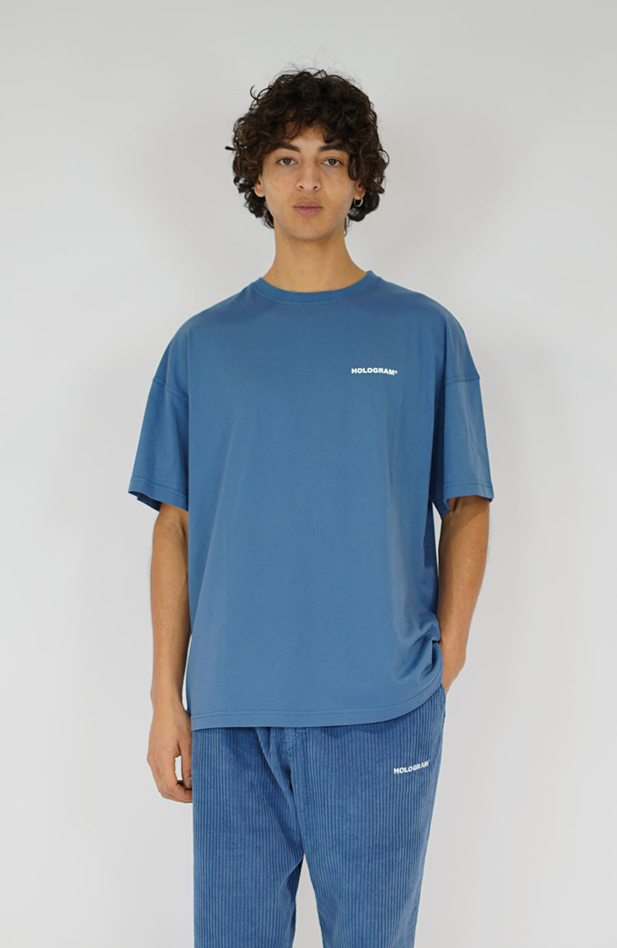 Monochrome 03 blue streetwear t-shirt