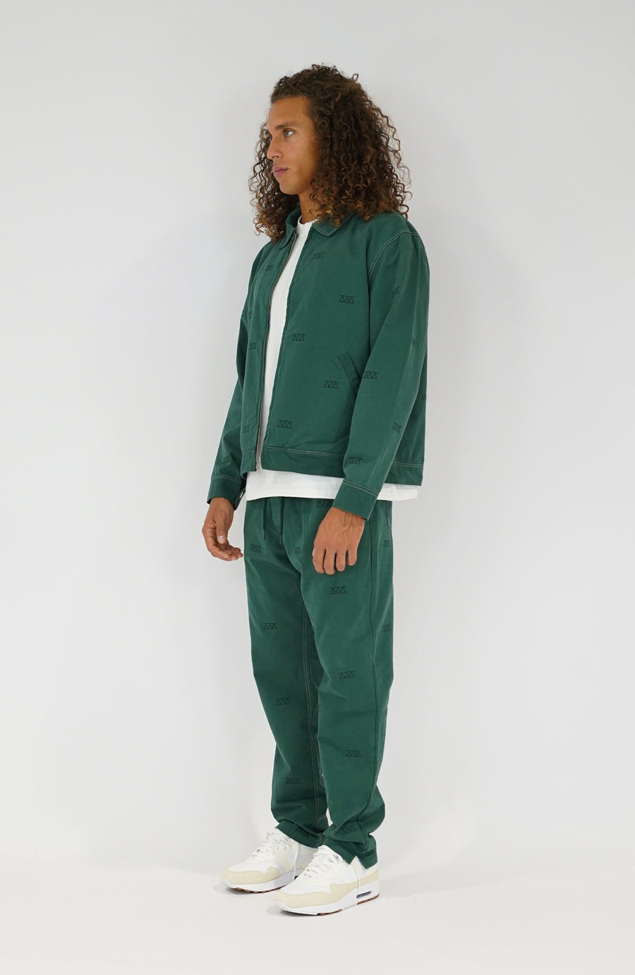 Veste streetwear All over green