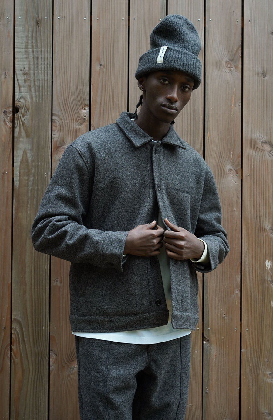 Veste streetwear Felt grey