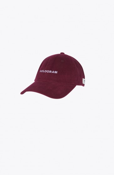 Monochrome burgundy Cap