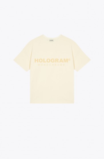 T-shirt Monochrome beige
