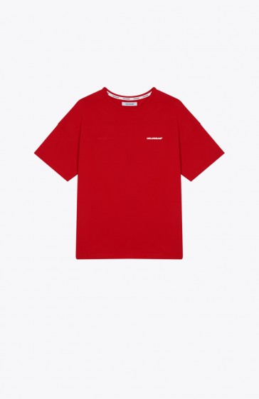 T-shirt Monochrome red