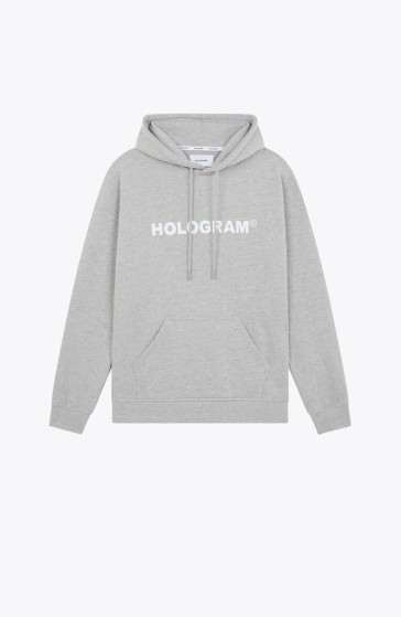 Hoodie streetwear Emblem grey