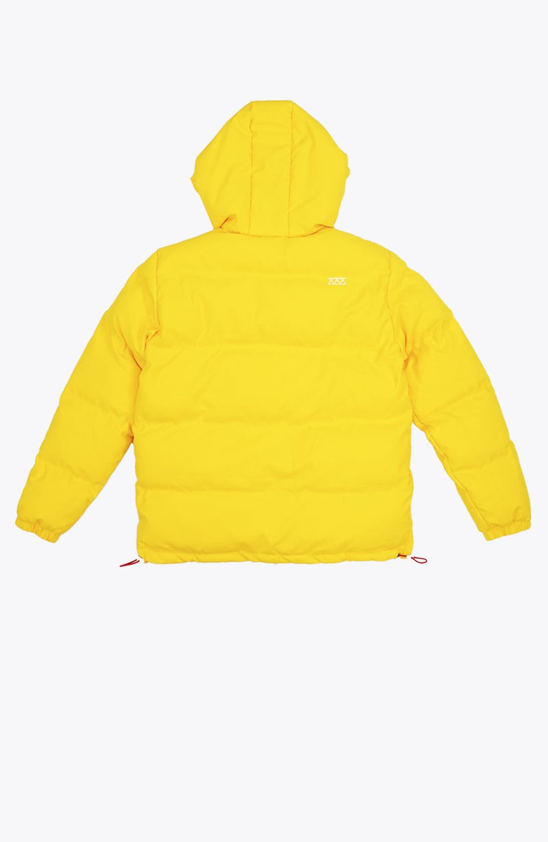 Skipper yellow streetwear down jacket