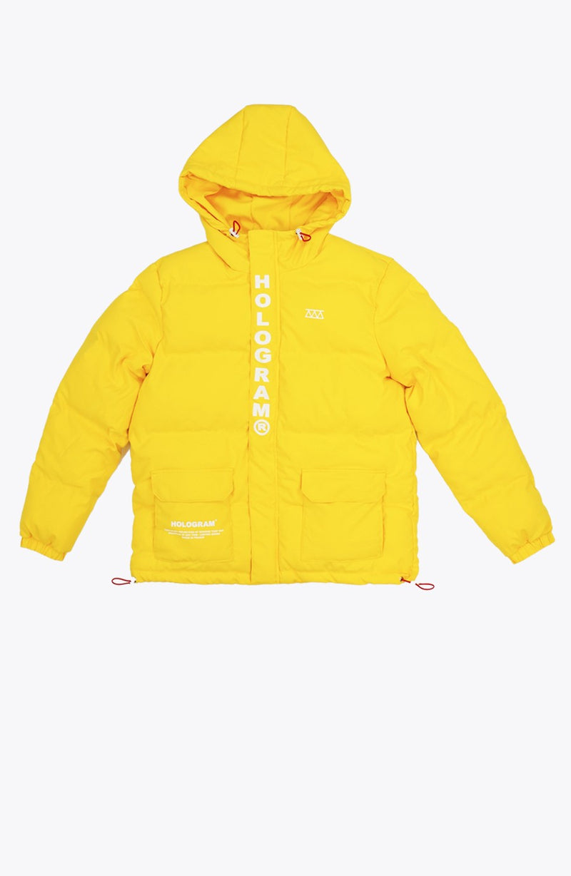 Skipper yellow streetwear down jacket