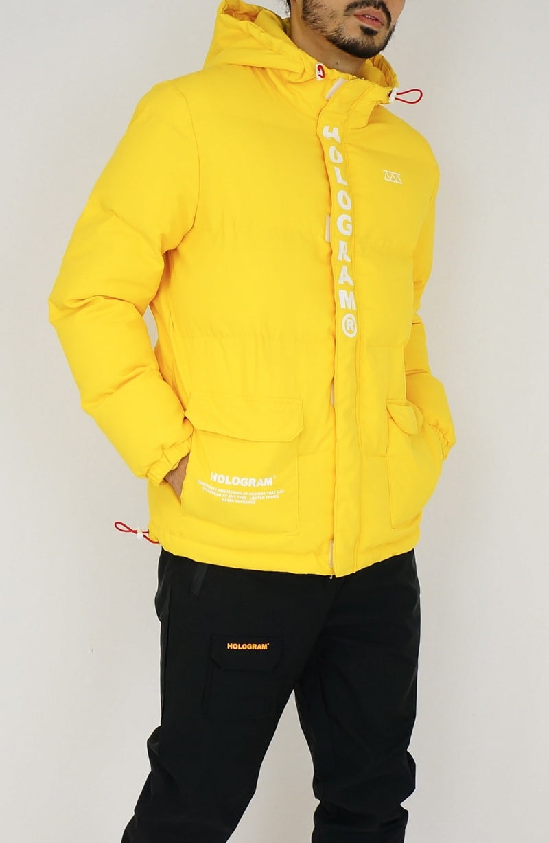 Skipper yellow streetwear down jacket