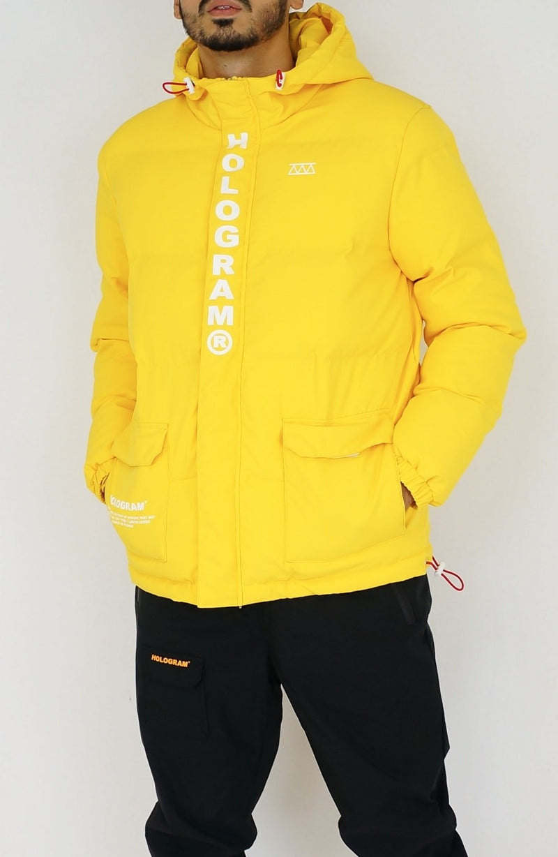 Skipper yellow streetwear down jacket