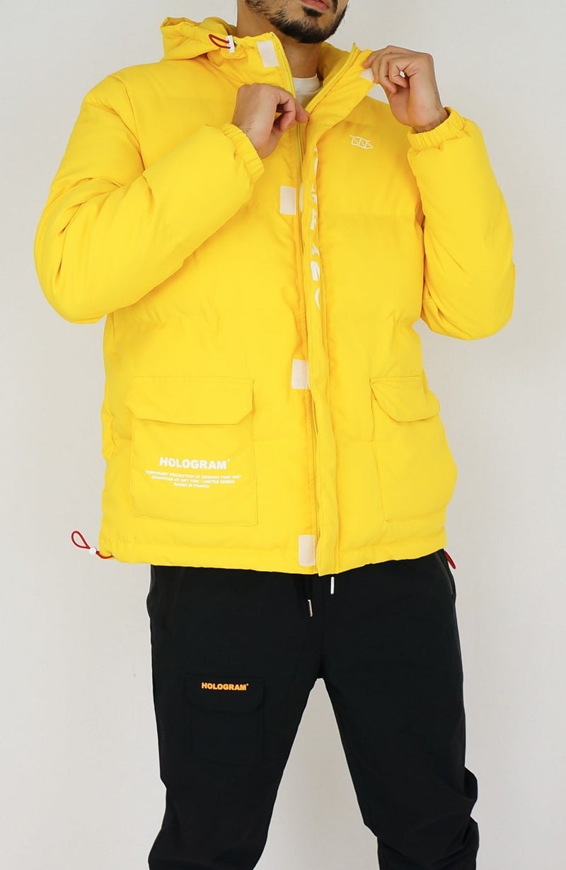 Skipper yellow streetwear down jacket