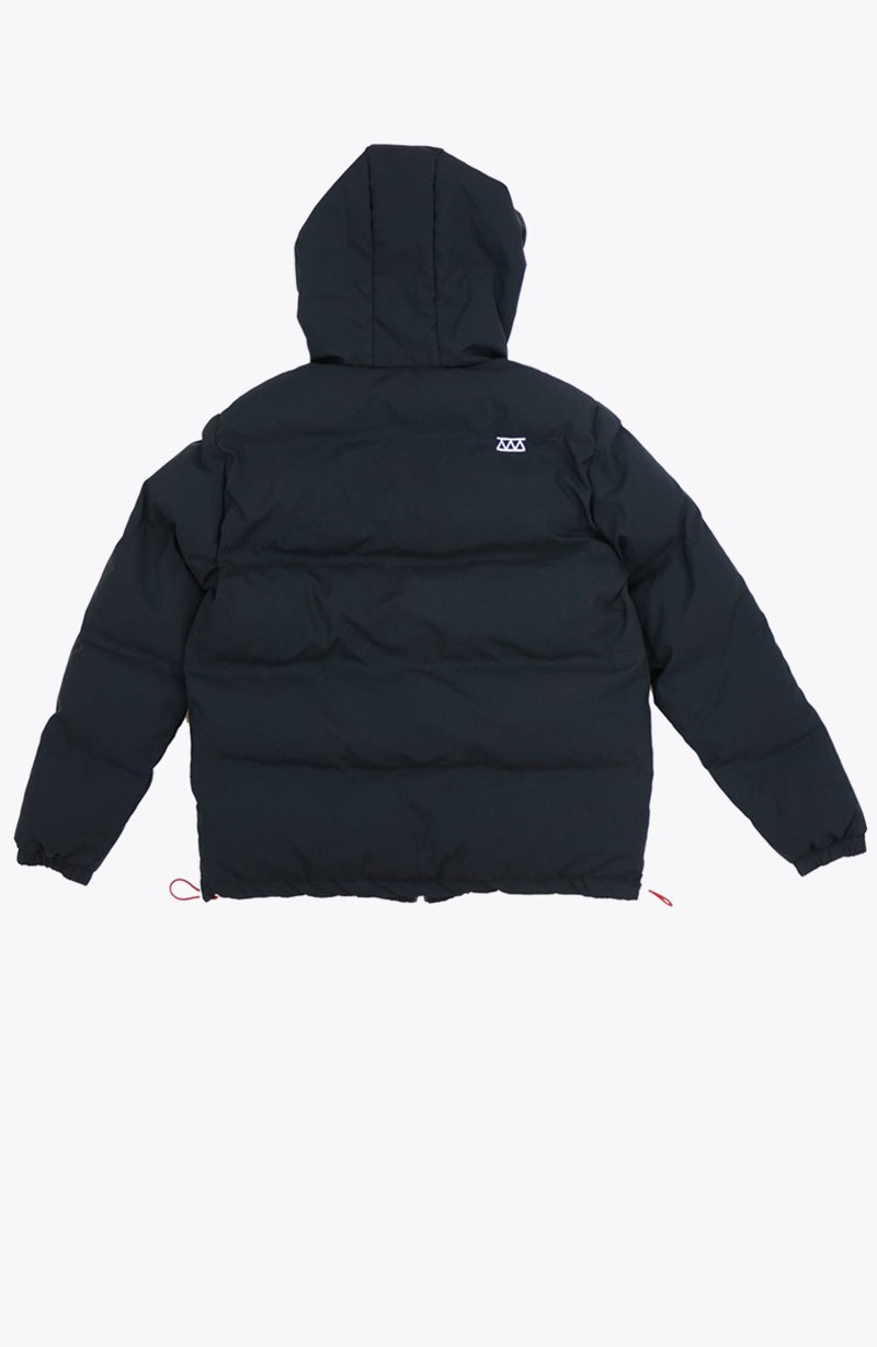 Skipper black streetwear down jacket
