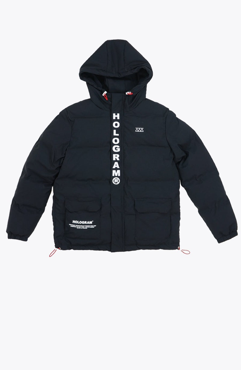 Skipper black streetwear down jacket
