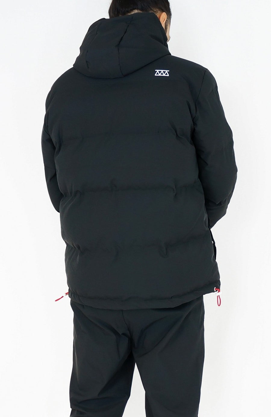 Skipper black streetwear down jacket
