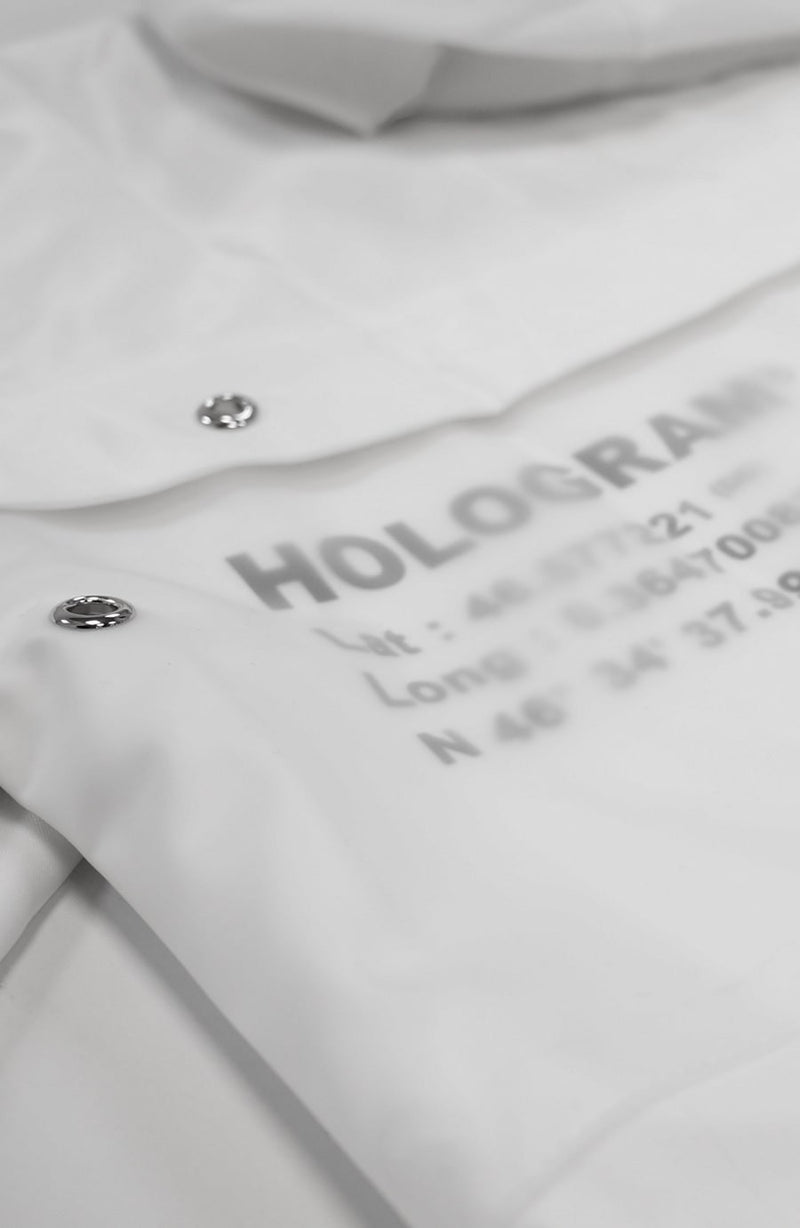Rain coat streetwear white
