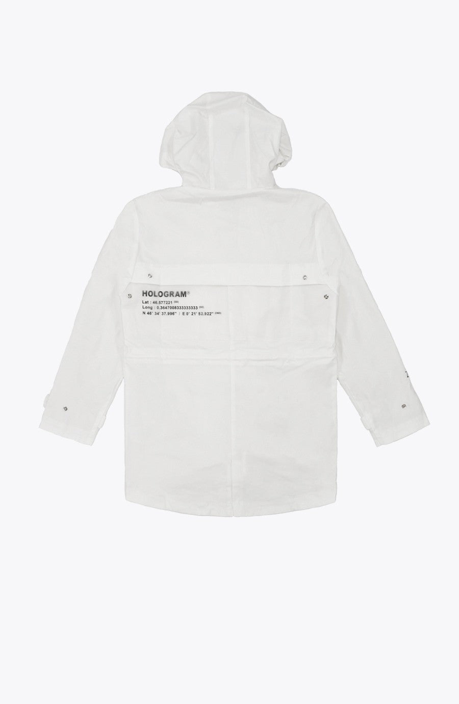 Rain coat streetwear white