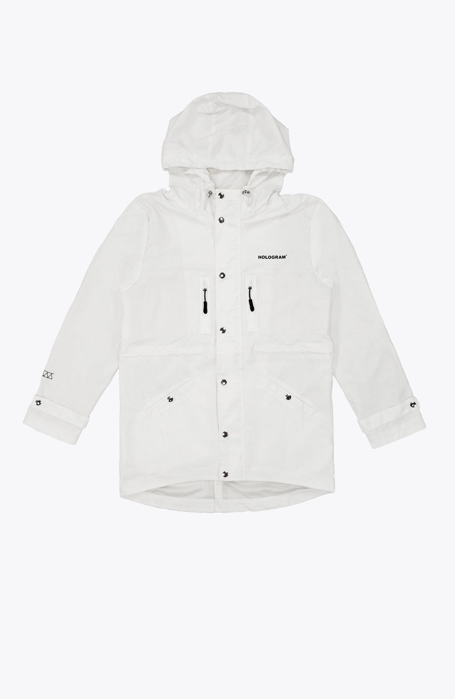 Rain coat streetwear white
