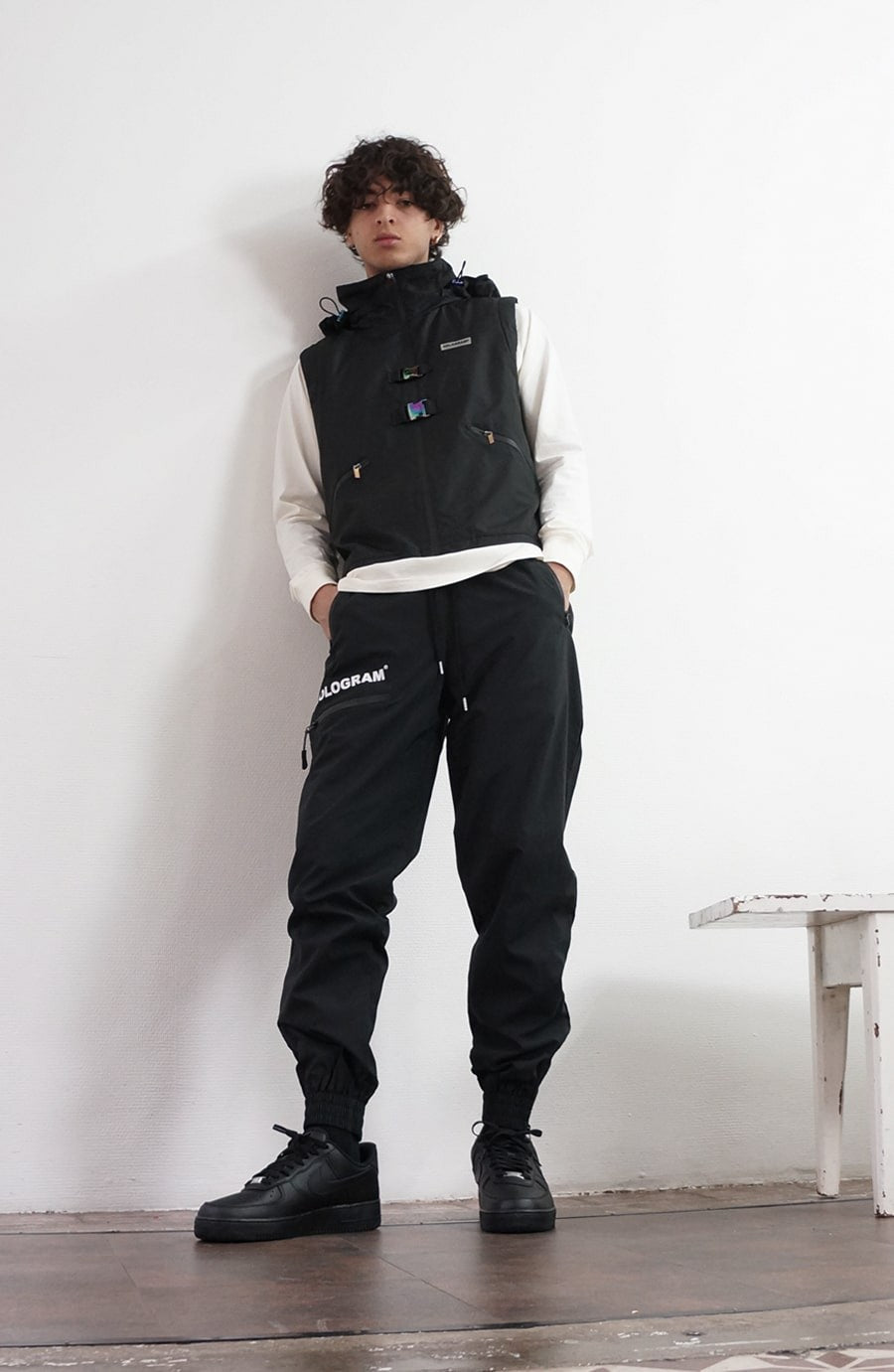 Unit black streetwear pants