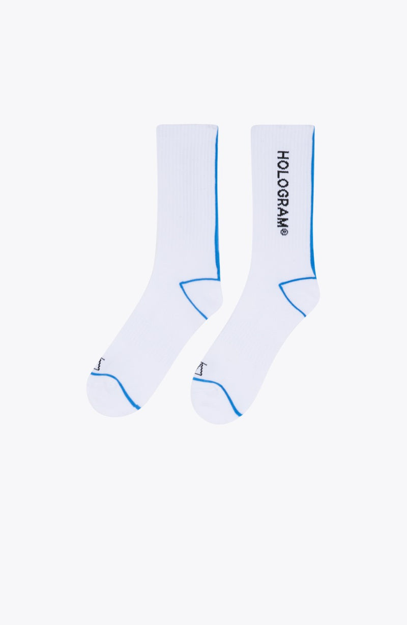 Chaussettes streetwear Line blue