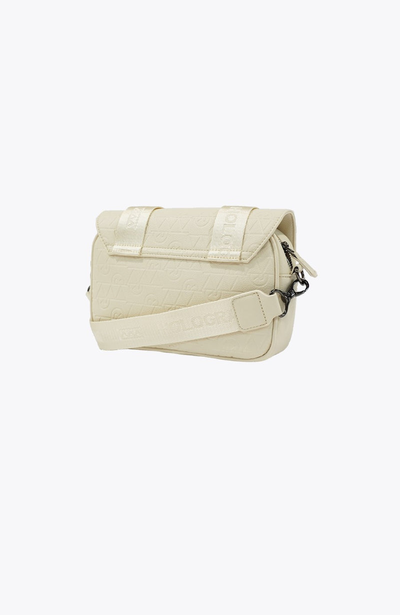 Beige Monogram streetwear bag