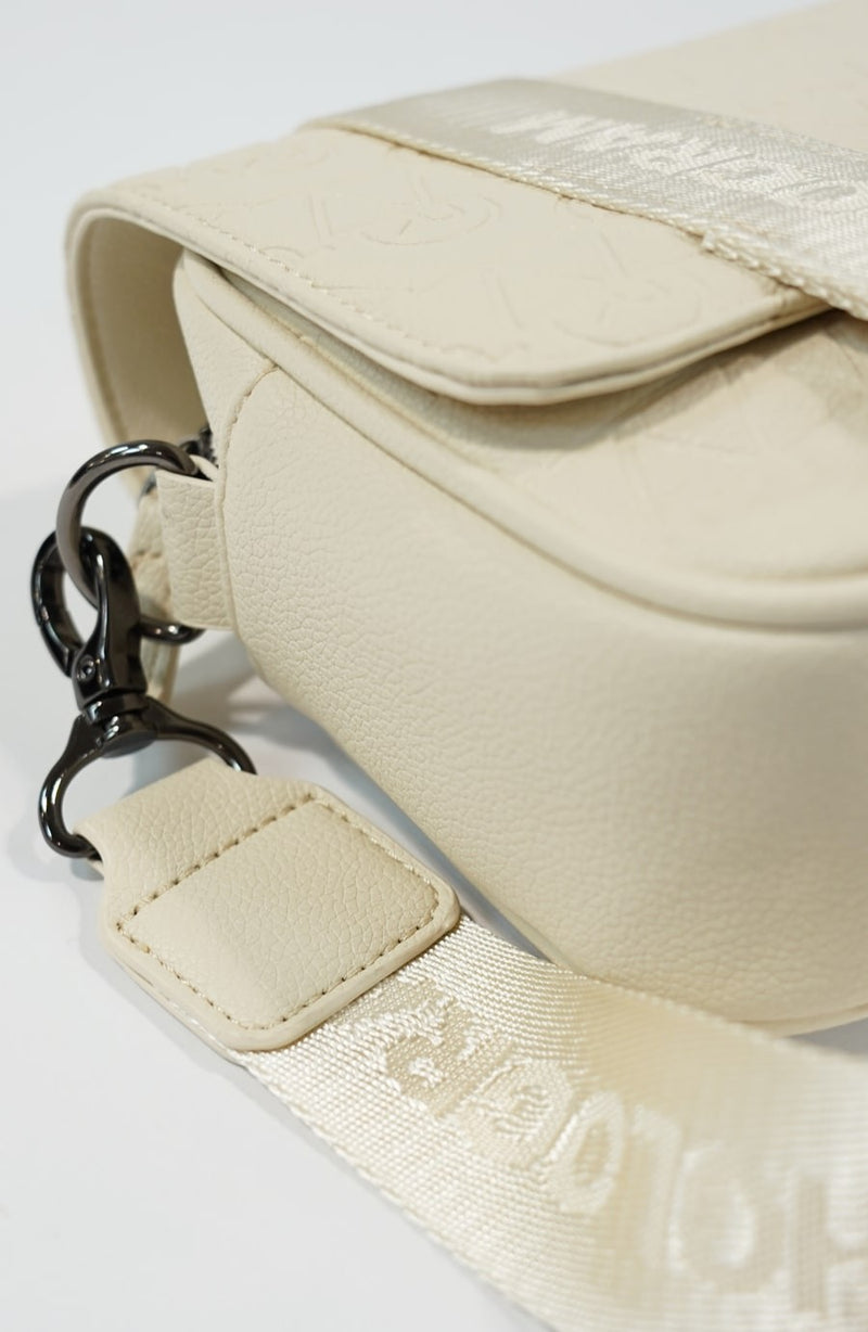 Beige Monogram streetwear bag