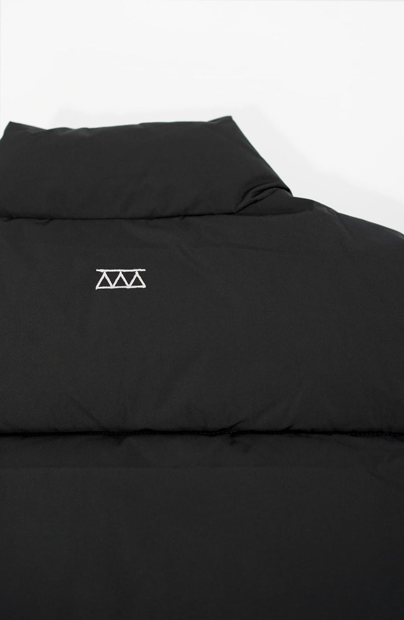 Sleeveless Classic black streetwear jacket