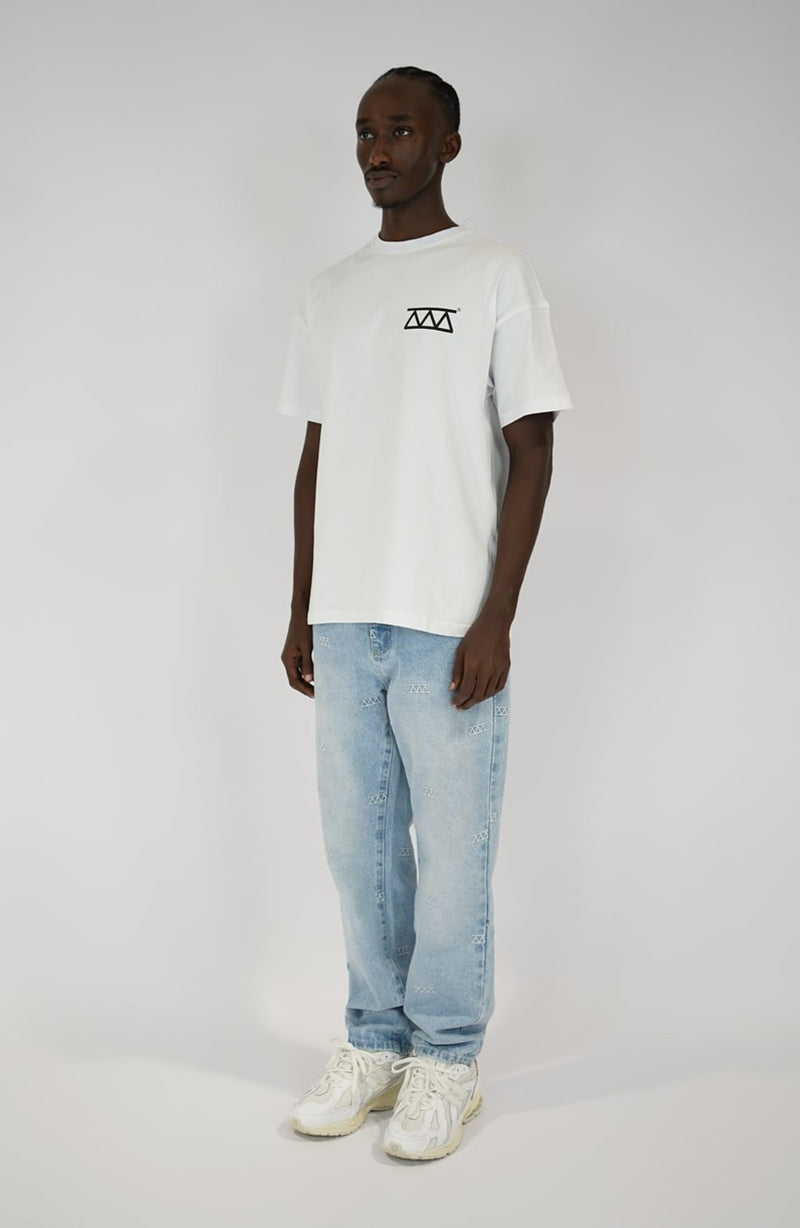T-shirt streetwear Relief white