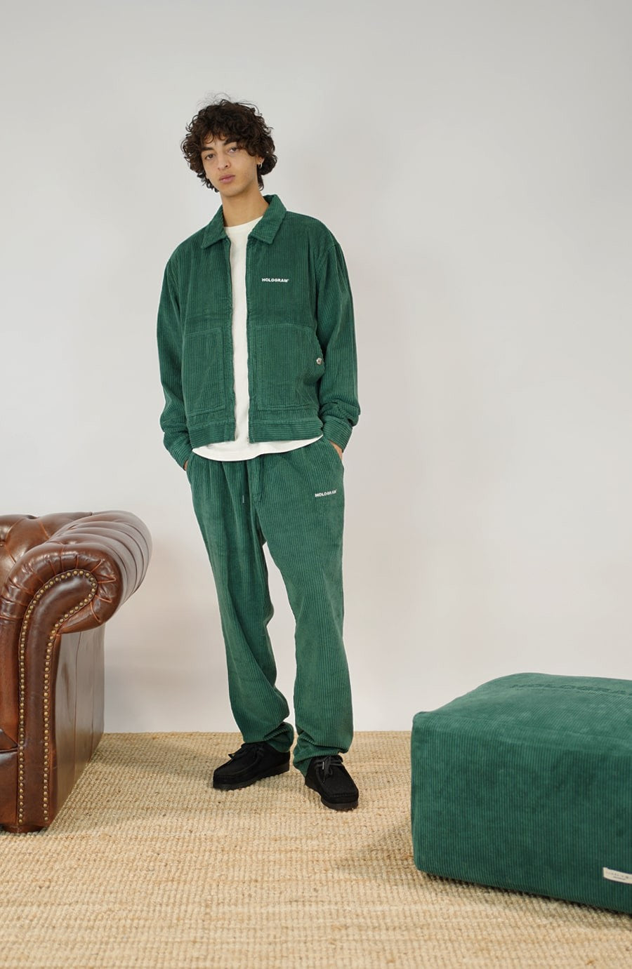 Monochrome 03 green streetwear pants – HOLOGRAM®