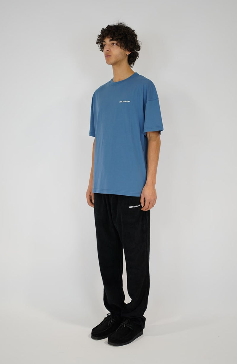 T-shirt streetwear Monochrome 03 blue