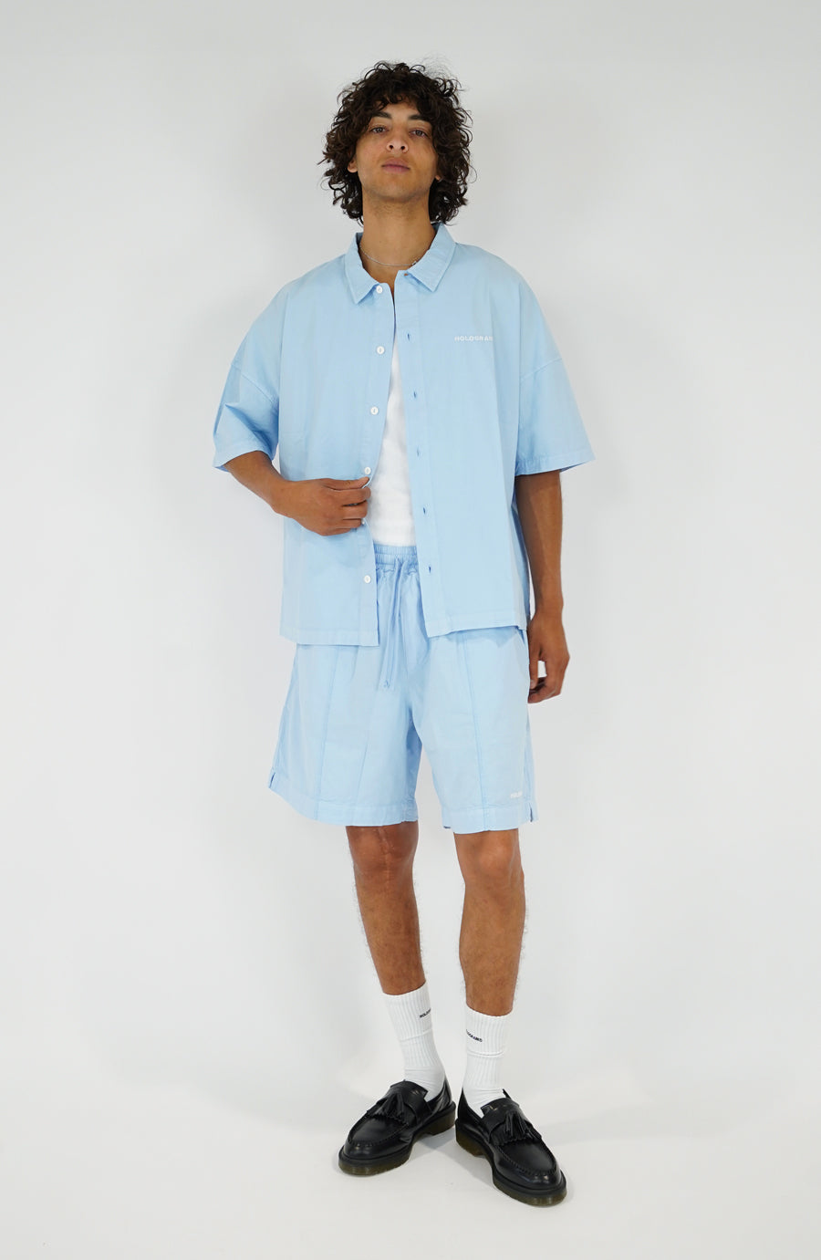 Chemise streetwear Hive blue