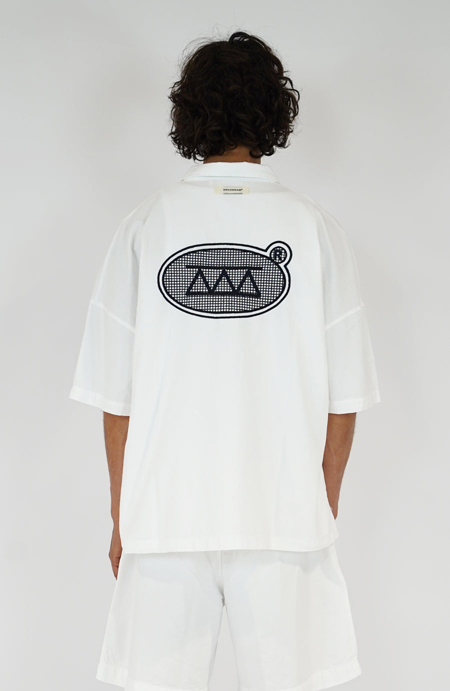 Chemise streetwear Hive white
