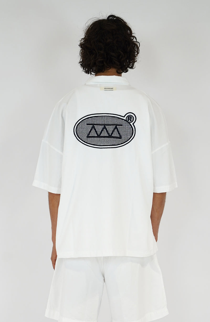 Chemise streetwear Hive white