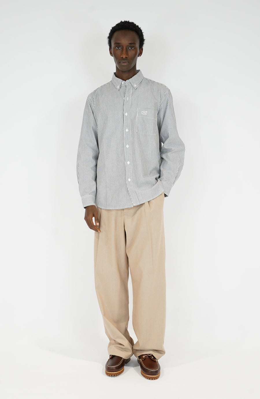 Chemise streetwear Oxford black