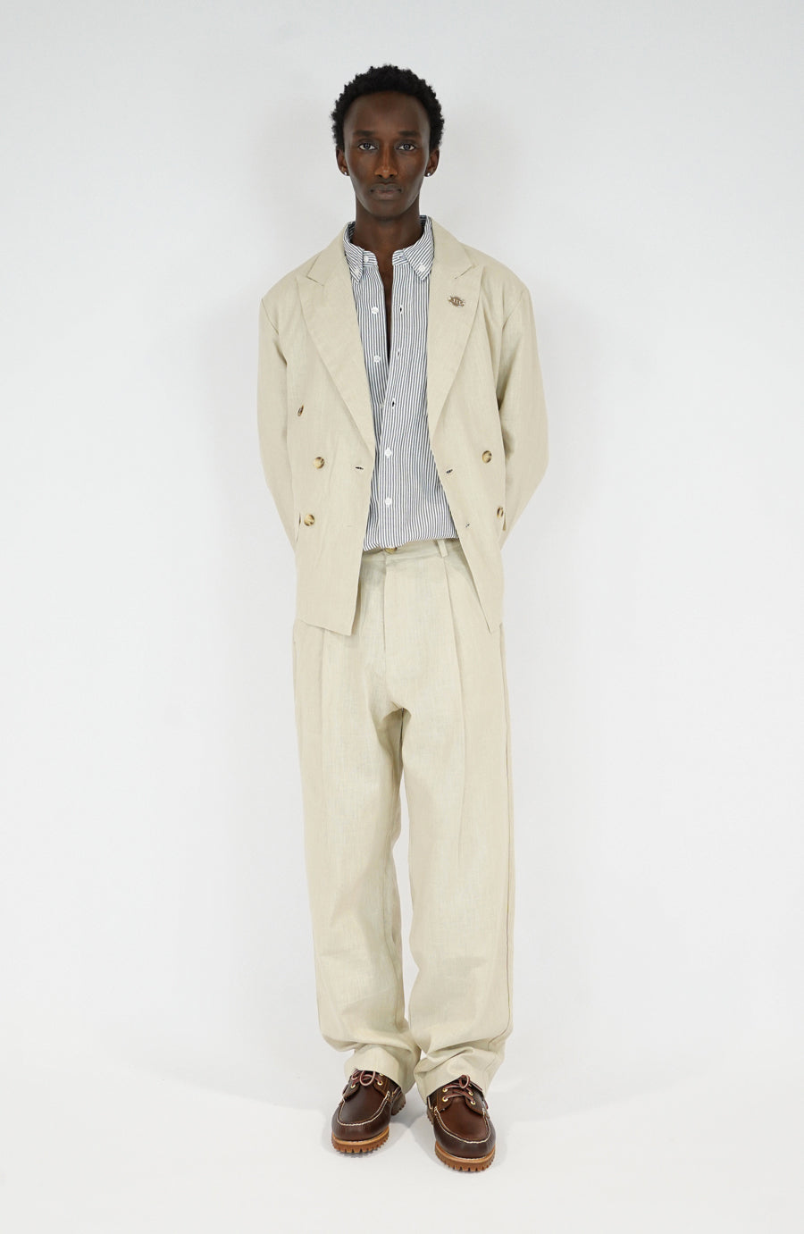 Chemise streetwear Oxford black