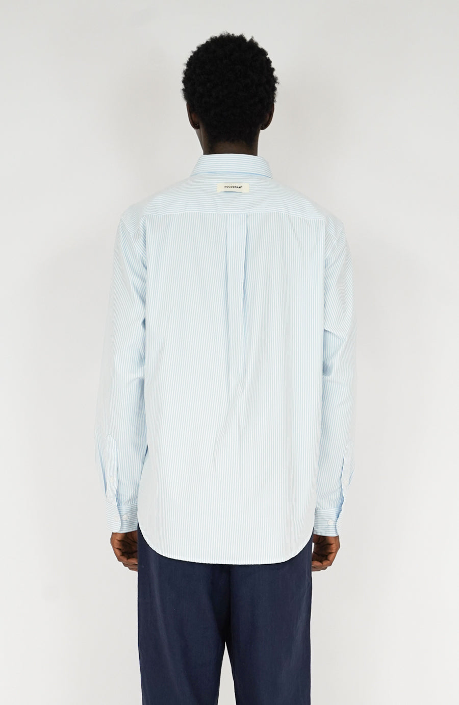 Chemise streetwear Oxford blue