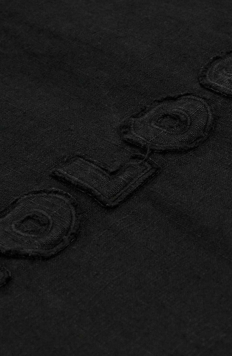Chemise streetwear Linen black