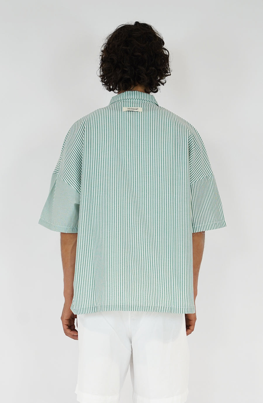 Chemise streetwear Stripe green
