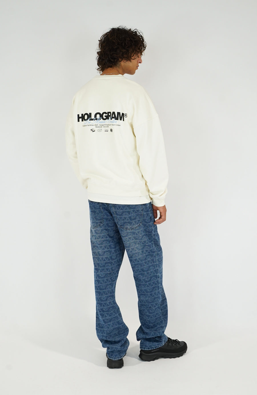 Crewneck streetwear Firm beige