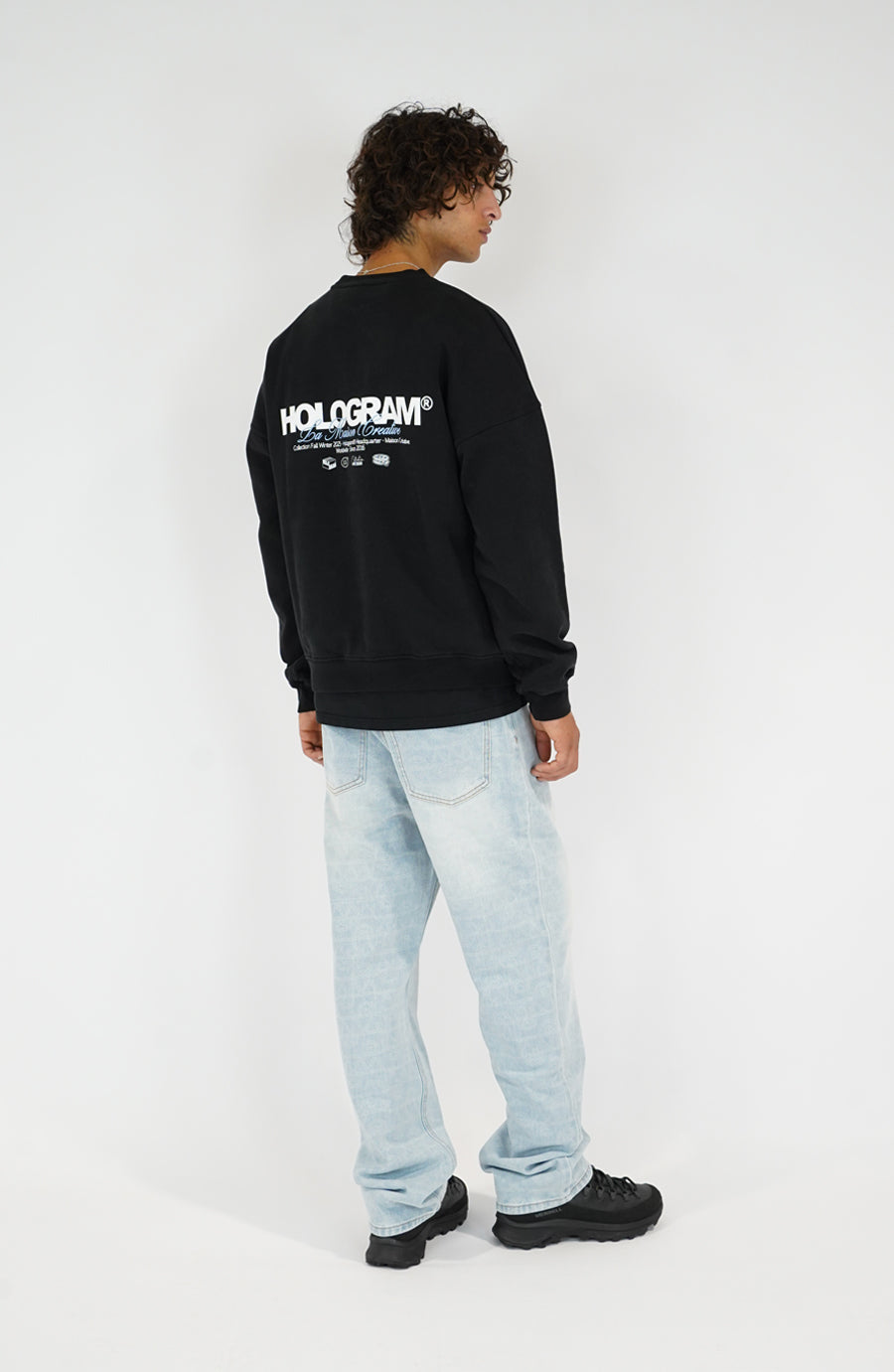 Crewneck streetwear Firm black
