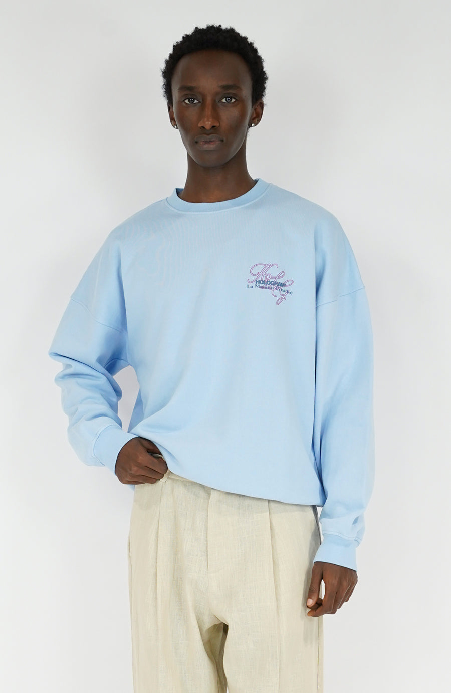Crewneck streetwear Art blue