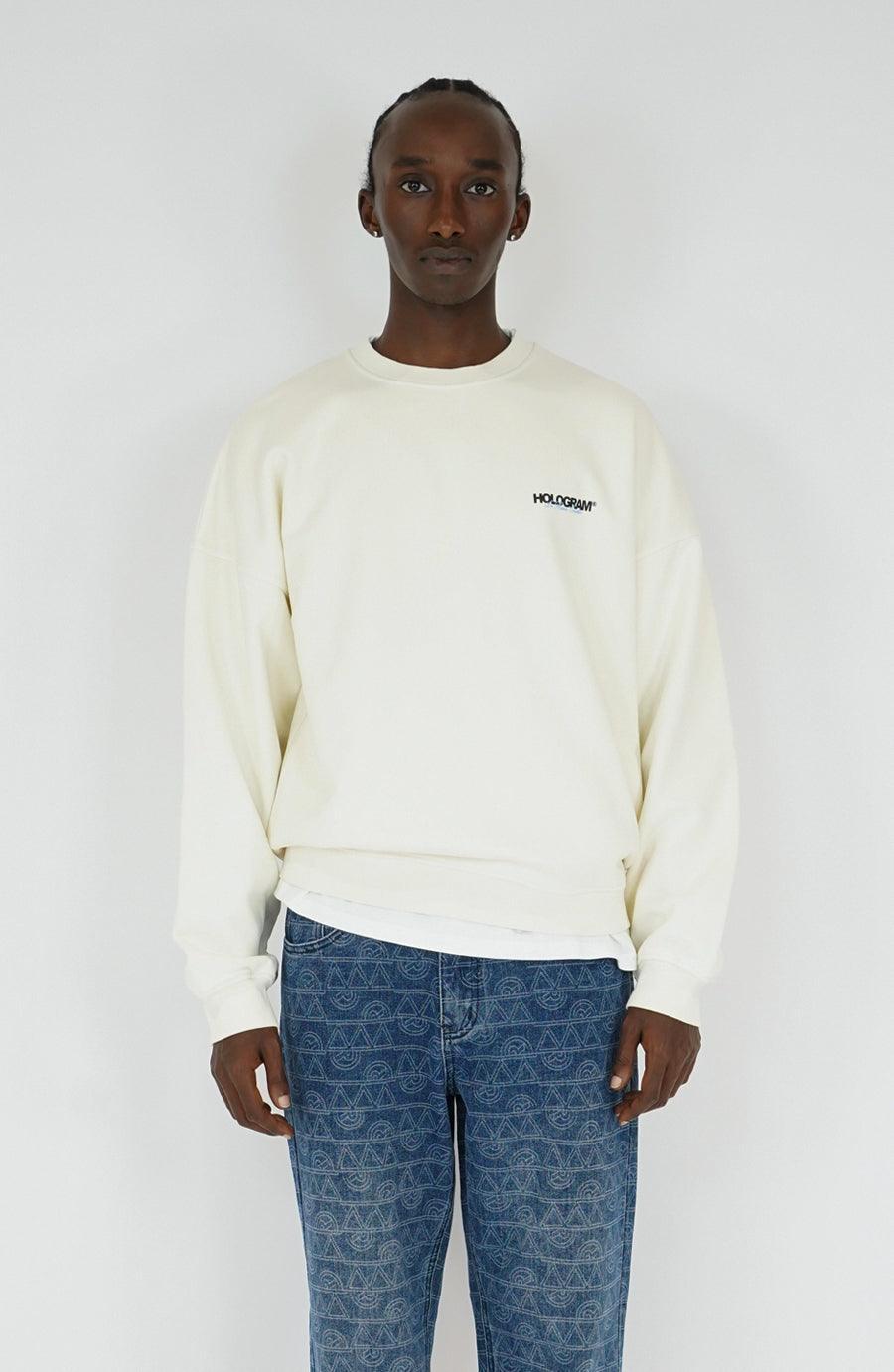 Crewneck streetwear Firm beige