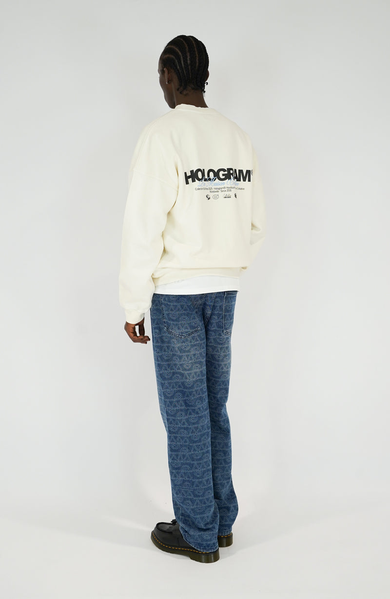 Crewneck streetwear Firm beige