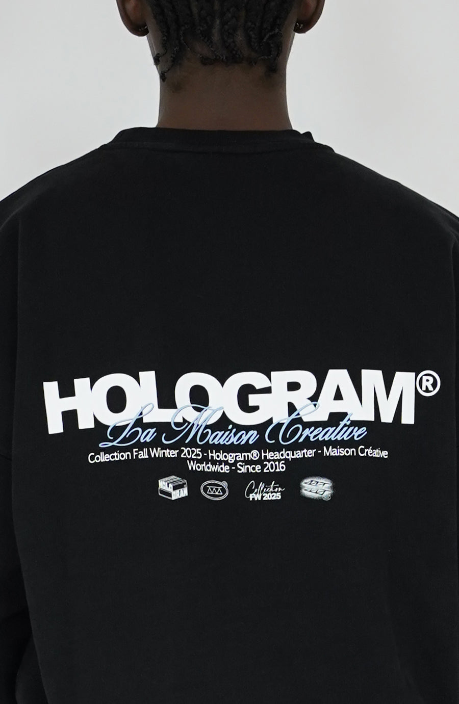 Crewneck streetwear Firm black