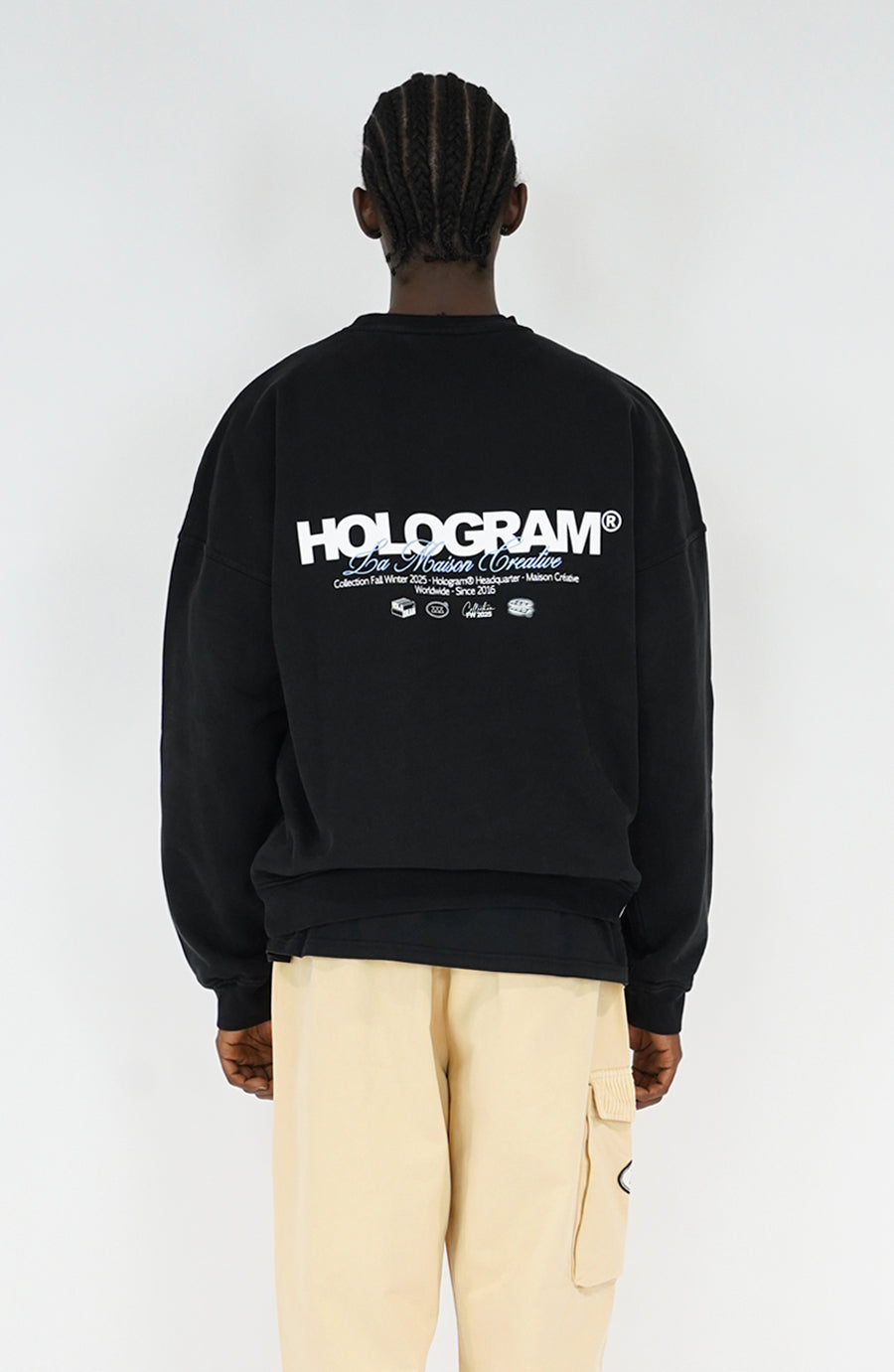 Crewneck streetwear Firm black