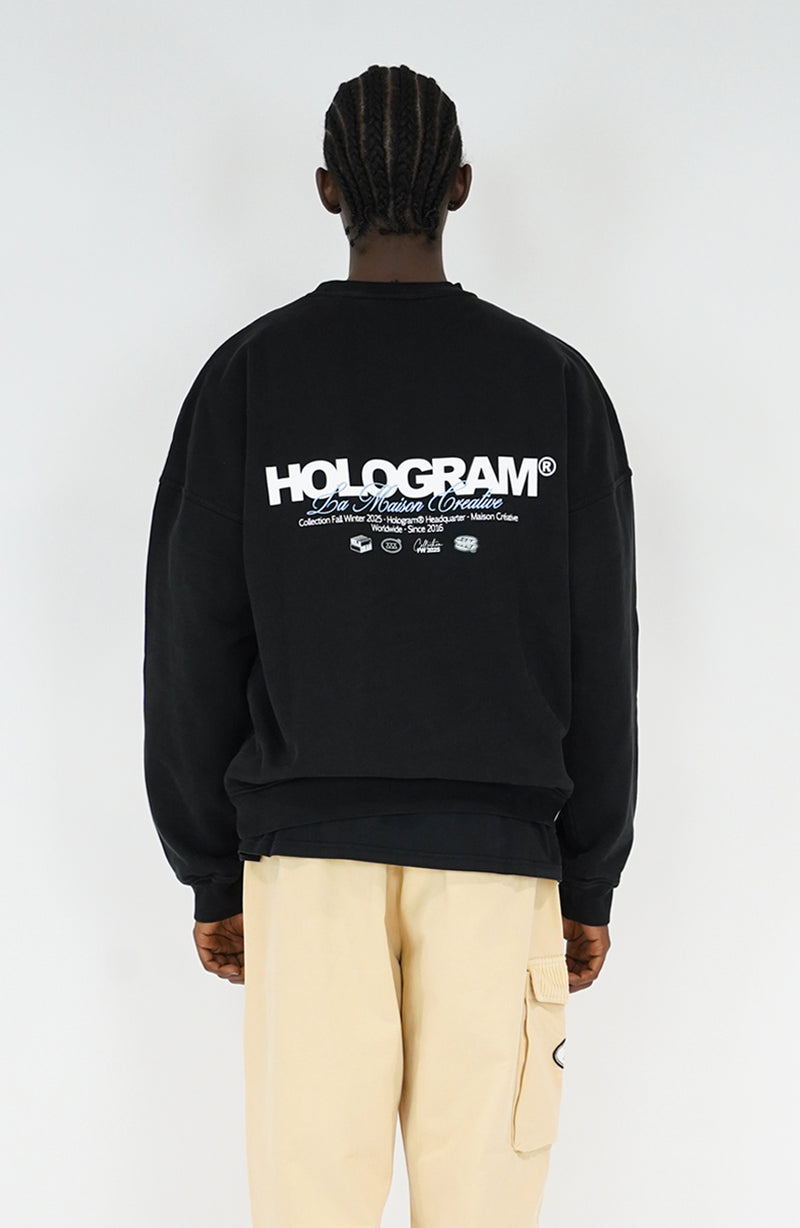 Crewneck streetwear Firm black