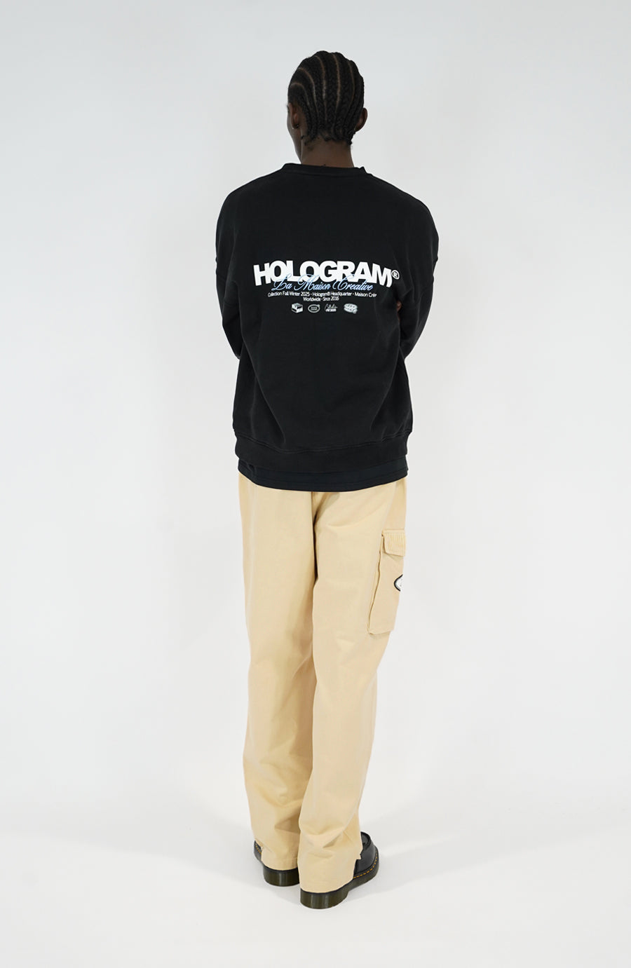 Crewneck streetwear Firm black